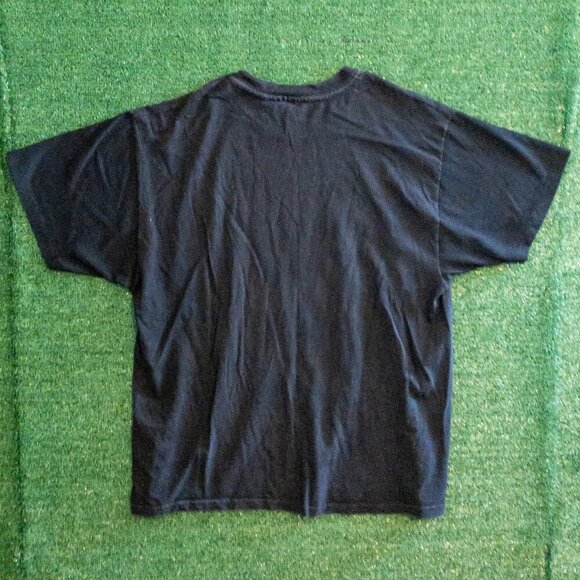 VINTAGE BUDWEISER 1995 YOUR PAD OR MINE FROGS MENS T-SHIRT RETRO BLACK TEE SZ XL - Picture 5 of 8